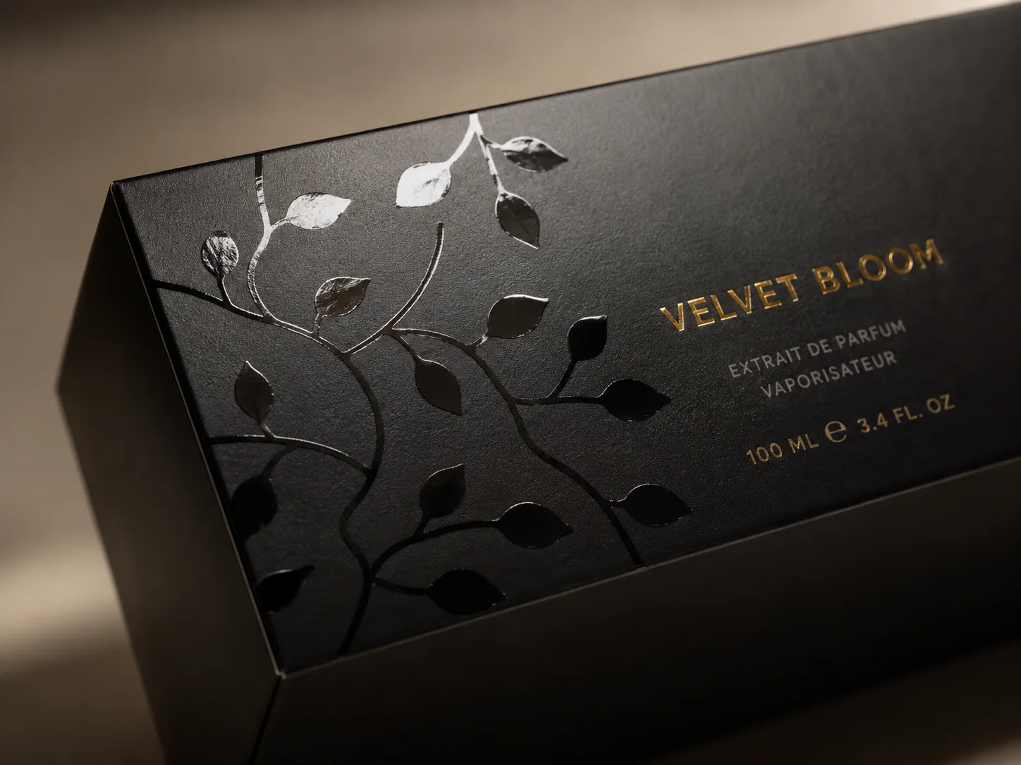 A drip off panel, the gloss pattern sitting bright against the matte ground it repels from